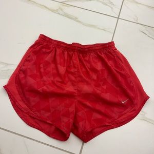 Pink Geometric Nike Tempo Running Shorts